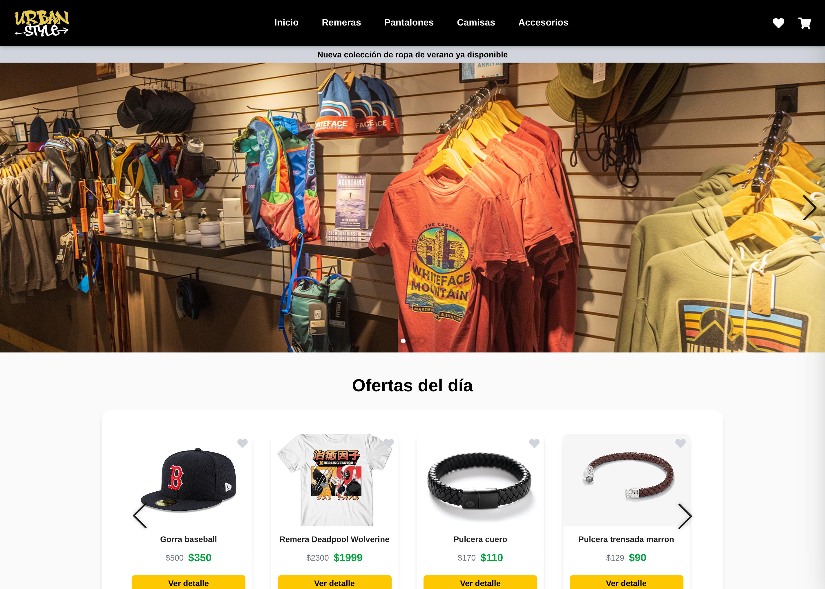 Imagen del proyecto E-commerce Urban Style